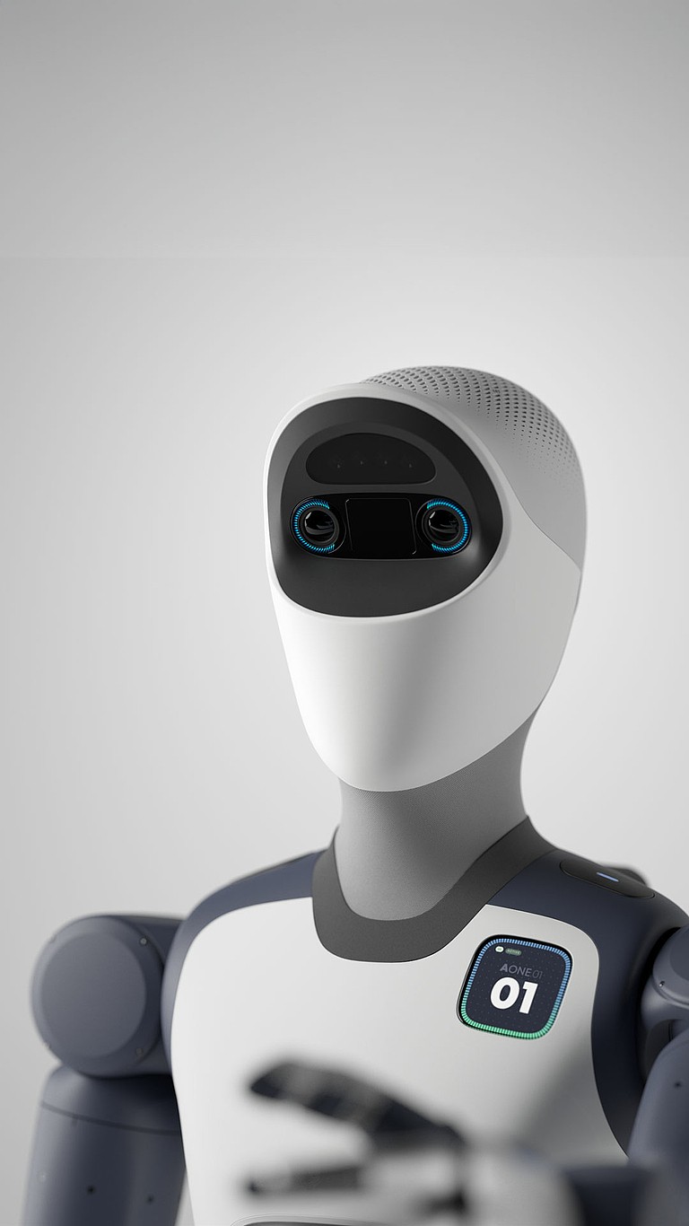 Closeup of the Agile ONE robot